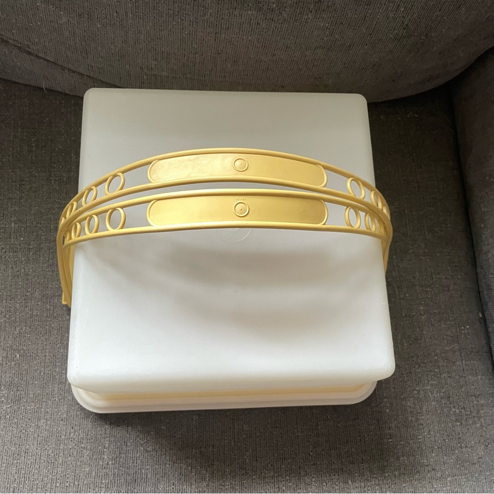 Tupperware Gold Food Storage Container